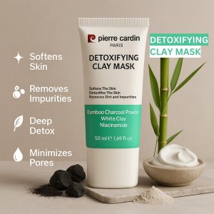 Pierre Cardin Bamboo Charcoal Powder Detoxifying Clay Mask 50ml